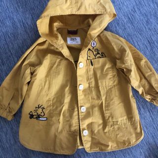 ザラキッズ(ZARA KIDS)のZARA スヌーピー　パーカージャケット(110)(ジャケット/上着)