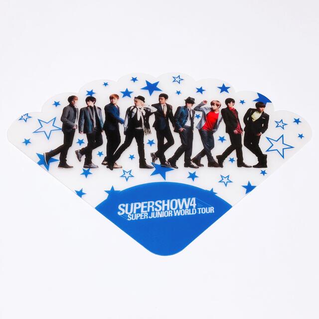 SUPER JUNIOR(スーパージュニア)のSUPERJUNIOR SUPERSHOW4 うちわ エンタメ/ホビーのタレントグッズ(アイドルグッズ)の商品写真