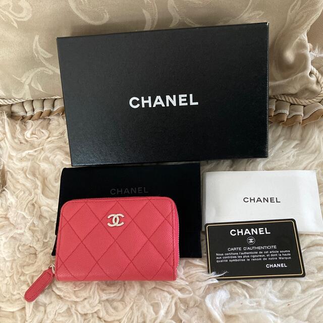 CHANEL キャビアスキン　マトラッセ　コインケース❤︎正規品❤︎美品