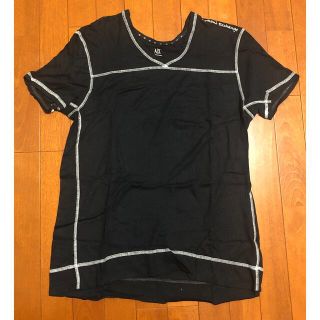 アルマーニエクスチェンジ(ARMANI EXCHANGE)のARMANI EXCHANGE アルマーニエクスチェンジ☆デザインTシャツ黒(Tシャツ/カットソー(半袖/袖なし))