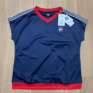 フィラ(FILA)の【タグ付新品未使用】FILA フィラ　テニスウェア　ドルマンスリーブTシャツS(ウェア)