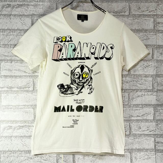 R.NEWBOLD(アールニューボールド)のニューボールド　Tシャツ　黄色　ペールトーン　M  rymb メンズのトップス(Tシャツ/カットソー(半袖/袖なし))の商品写真