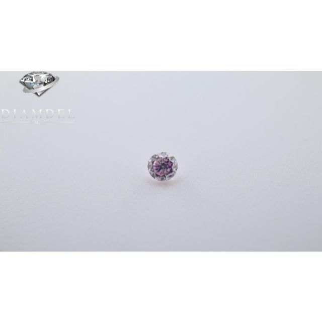 パープルダイヤモンドルース/ F.L.P.PURPLE/ 0.040 ct.