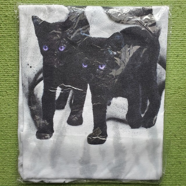 MILKBOY(ミルクボーイ)の新品未使用 MILK BOY DARK CAT BLEACHED TEE 黒猫 メンズのトップス(Tシャツ/カットソー(半袖/袖なし))の商品写真
