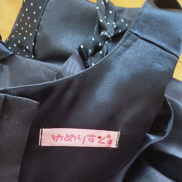 ゆめりすと　ダークネイビー　ドレス　130 キッズ/ベビー/マタニティのキッズ服女の子用(90cm~)(ドレス/フォーマル)の商品写真