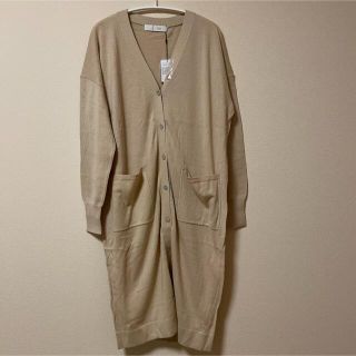 アーバンリサーチロッソ(URBAN RESEARCH ROSSO)の【新品】ロングカーディガン☆BEIGE(カーディガン)