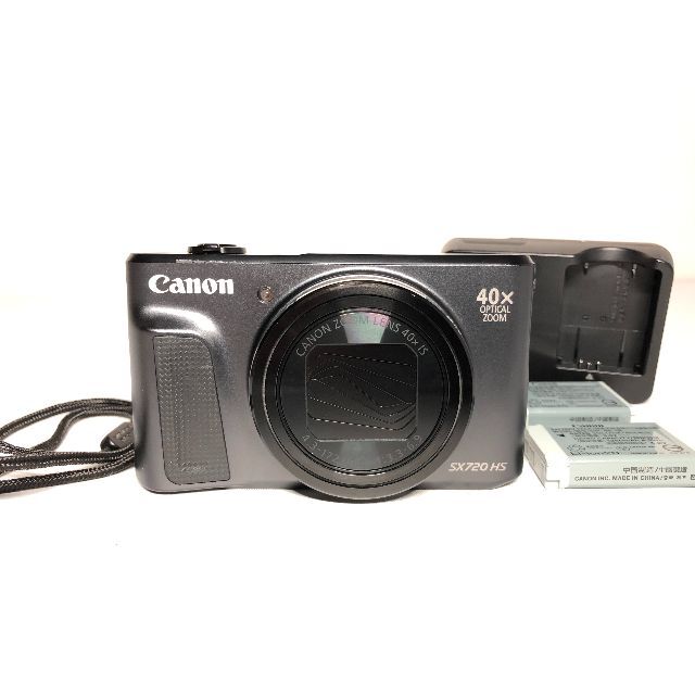 バッテリー2個付き キヤノン PowerShot SX720 HS - コンパクトデジタル