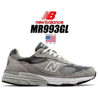 ニューバランス(New Balance)の【新品未使用最安値】US8・26cmニューバランス 993 グレー(スニーカー)