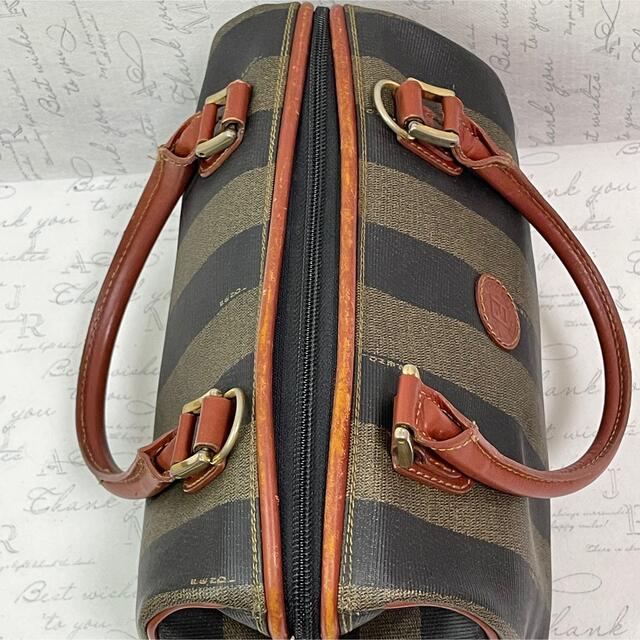 FENDI フェンディ ペカン柄 ハンドバッグ ミニボストン FENDI フェンディ ペカン柄 ハンドバッグ ミニボストン