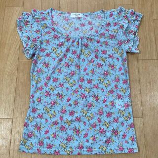 オフオン(OFUON)の【OFUON】新品未使用 タグ無し イトキン OFUON 花柄Tシャツ Mサイズ(カットソー(半袖/袖なし))