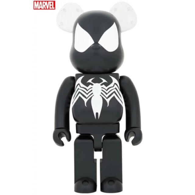 BE@RBRICK(ベアブリック)のBE@RBRICK SPIDER-MAN BLACK COSTUME 1000％ ハンドメイドのおもちゃ(フィギュア)の商品写真