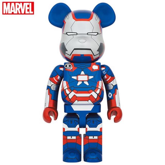 MEDICOM TOY(メディコムトイ)のBE@RBRICK IRON PATRIOT 1000％ エンタメ/ホビーのフィギュア(その他)の商品写真