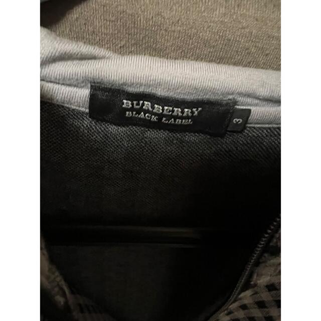 BURBERRY BLACK LABEL(バーバリーブラックレーベル)のBurberry Black labelパーカー美品 メンズのトップス(パーカー)の商品写真