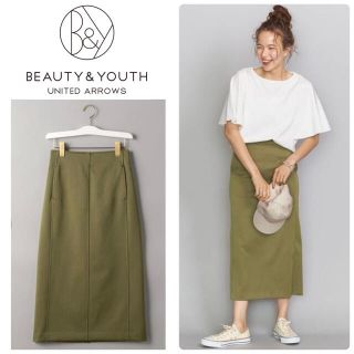 ビューティアンドユースユナイテッドアローズ(BEAUTY&YOUTH UNITED ARROWS)の★気まぐれセール★【24時間以内発送】BY ハイウエストタイトスカート M(ロングスカート)