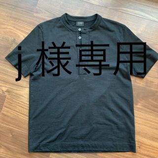 ジルサンダー(Jil Sander)のジルサンダー　メンズ　ブラックTシャツ　美品(Tシャツ/カットソー(半袖/袖なし))