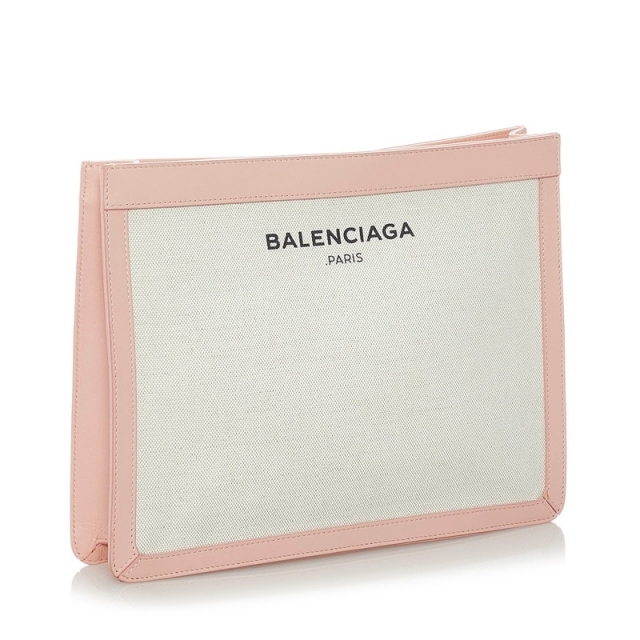 Balenciaga(バレンシアガ)のバレンシアガ キャンバス クラッチバッグ セカンドバッグ 410119 キャンバス レディース BALENCIAGA 【214-55704】 レディースのバッグ(クラッチバッグ)の商品写真