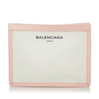 バレンシアガ(Balenciaga)のバレンシアガ キャンバス クラッチバッグ セカンドバッグ 410119 キャンバス レディース BALENCIAGA 【214-55704】(クラッチバッグ)