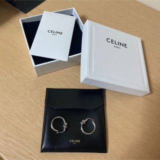 celine - 〈m様専用〉CELINE/ノット スモールフープ / ピアス/シルバー