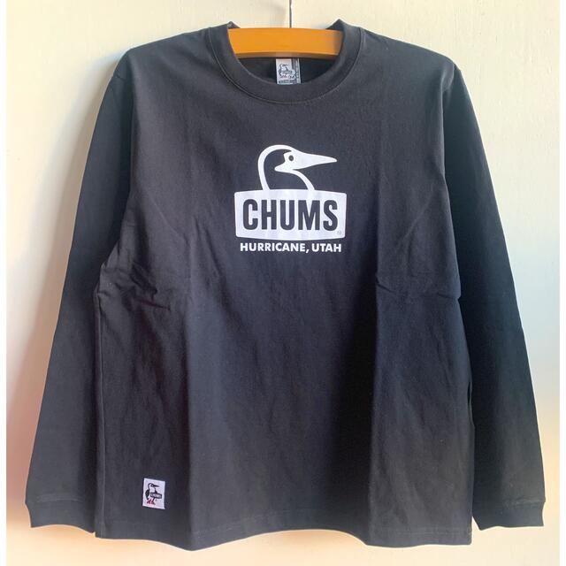 CHUMS(チャムス)の新品　CHUMS ロングTシャツ　チャムス  　blackm メンズのトップス(Tシャツ/カットソー(七分/長袖))の商品写真