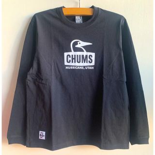 チャムス(CHUMS)の新品　CHUMS ロングTシャツ　チャムス  　blackm(Tシャツ/カットソー(七分/長袖))