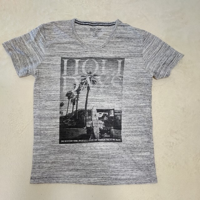 Right-on(ライトオン)の☆Right-on☆グレーtシャツＭ メンズのトップス(Tシャツ/カットソー(半袖/袖なし))の商品写真