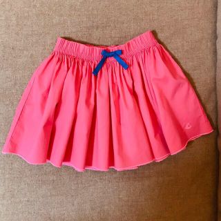 プチバトー(PETIT BATEAU)の🇫🇷プチバトー サーキュラースカート  ピンク 4ans 104cm(スカート)