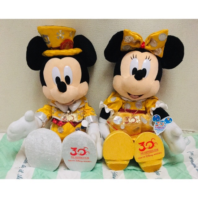 Disney(ディズニー)のディズニーリゾート巨大ぬいぐるみペア♡超お得で激レア♫出品最終日早い者勝ち！ エンタメ/ホビーのおもちゃ/ぬいぐるみ(ぬいぐるみ)の商品写真