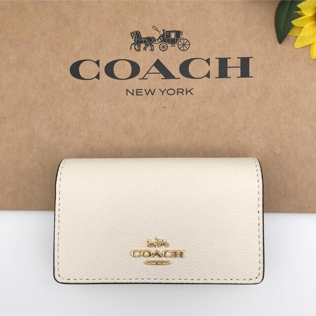 COACH ★大人気★ ファイブリング キーケース チョーク ホワイト 新品