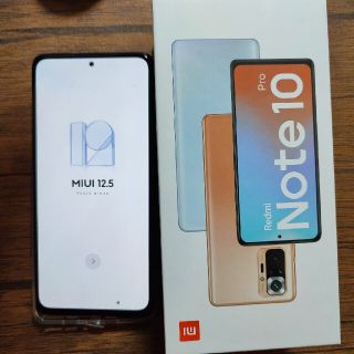 アンドロイド(ANDROID)のXiaomi Redmi Note 10 pro（グレー）(スマートフォン本体)