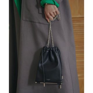 アメリヴィンテージ(Ameri VINTAGE)の【Ameri VINTAGE】UNDERBAR CHAIN BAG ブラック(ショルダーバッグ)