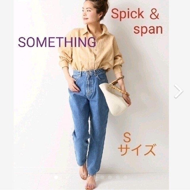 Spick & Span(スピックアンドスパン)のSOMETHING × Spick and span デニム スピック＆スパン レディースのパンツ(デニム/ジーンズ)の商品写真