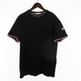 モンクレール(MONCLER)のモンクレール Tシャツ 半袖 C10918019800 ブラック L 17SS(Tシャツ/カットソー(半袖/袖なし))