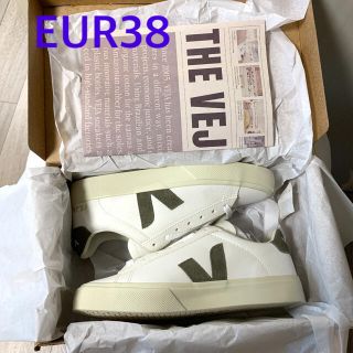 VEJA Campo EUR38 スニーカー カーキ 新品の通販 by SSWW|ラクマ