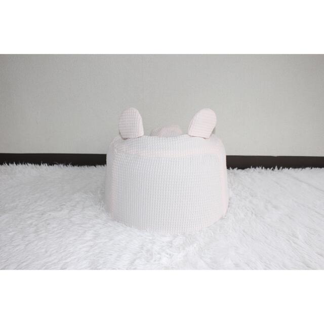 Bumbo(バンボ)のバンボカバー　くま　ハンドメイド　ワッフル生地　ベビー キッズ/ベビー/マタニティの寝具/家具(シーツ/カバー)の商品写真