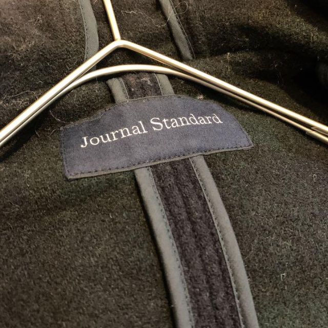 JOURNAL STANDARD(ジャーナルスタンダード)の【古着】ジャーナルスタンダード　ダッフルコート　黒 レディースのジャケット/アウター(ダッフルコート)の商品写真