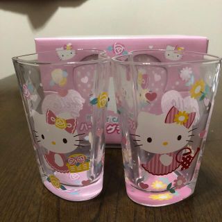 ハローキティ(ハローキティ)のHello Kittyのハートグラス(キャラクターグッズ)