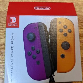 ニンテンドースイッチ(Nintendo Switch)のSwitch ジョイコン Joy-Con ネオンパープル/ネオンオレンジ(その他)