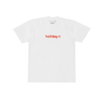 シュプリーム(Supreme)のholiday®️  ホリデイブランド　ロゴTシャツ 白  size L(Tシャツ/カットソー(半袖/袖なし))