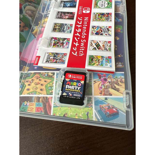 Nintendo Switch(ニンテンドースイッチ)のマリオパーティ　スーパースターズ エンタメ/ホビーのゲームソフト/ゲーム機本体(家庭用ゲームソフト)の商品写真