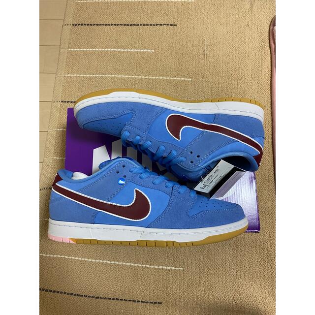 Dunk Low Pro Valor Blue and Team Maroon" 1