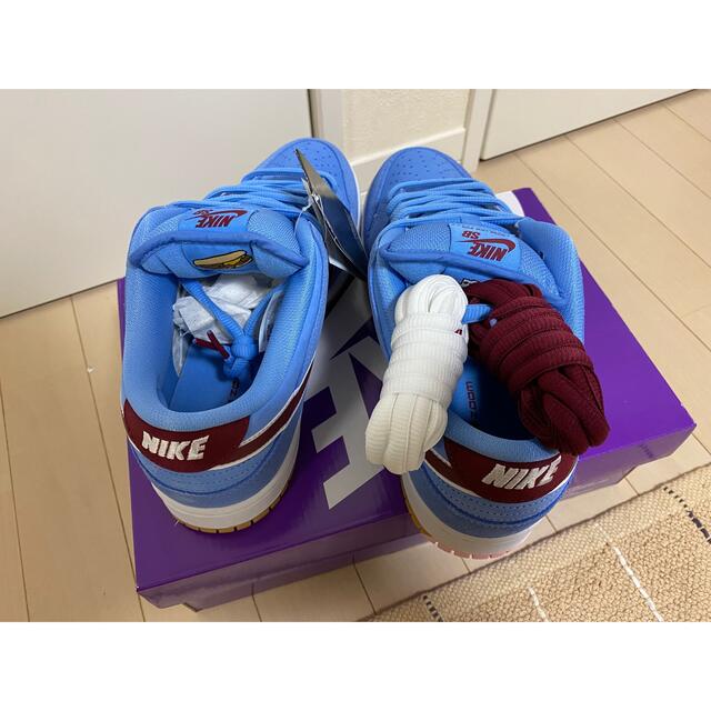 Dunk Low Pro Valor Blue and Team Maroon" 6