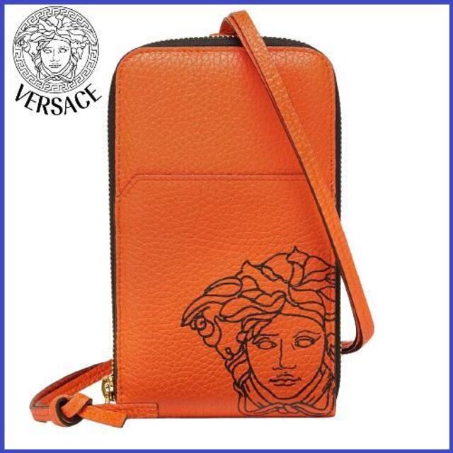 VERSACE(ヴェルサーチ)の定価86,000円【美品】VERSACE ポップメデューサ スマートフォンポーチ メンズのファッション小物(長財布)の商品写真