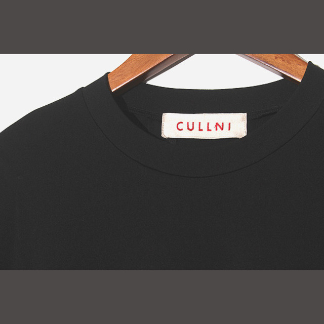2020SS CULLNI クルニ カットソー 半袖シャツ 1 ブラック /◆