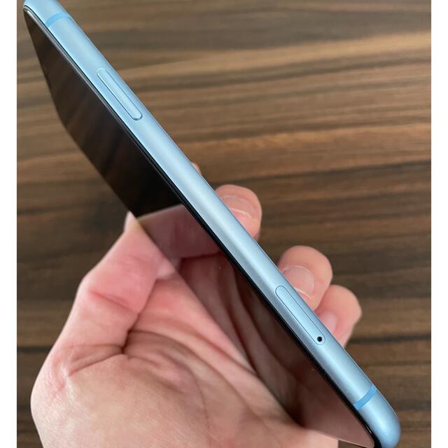 【品】SIMフリー iPhone XRブルー 64GB(箱/付属品なし)