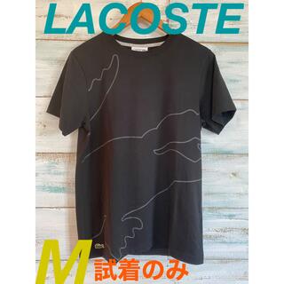 ラコステ(LACOSTE)のLACOSTE Tシャツ 黒 シンプル M 大きなワニちゃん ロゴ(Tシャツ/カットソー(半袖/袖なし))