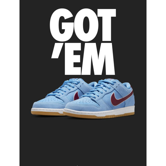 NIKE - Nike SB Dunk Low Pro Phillies Valor Blueの通販 by ...