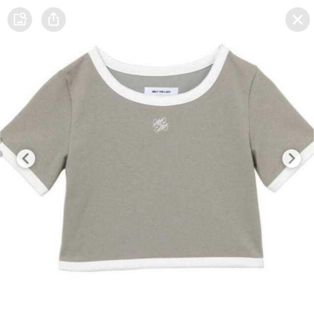 Bubbles - 最終値下◇melt the lady◇mmクロップドトリムTシャツの通販