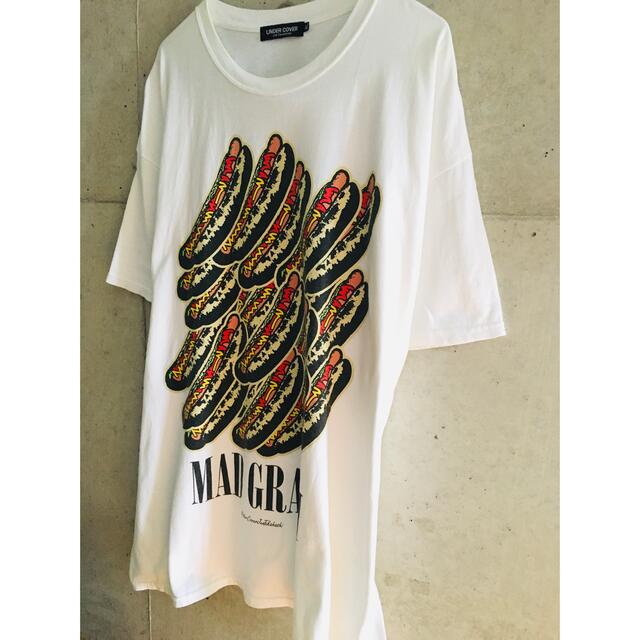 UNDERCOVER(アンダーカバー)の【希少★名作★メンズXL】アンダーカバー MADGRAPH ホットドッグTシャツ メンズのトップス(Tシャツ/カットソー(半袖/袖なし))の商品写真