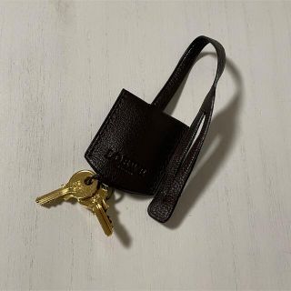 ロエベ(LOEWE)のロエベ　バッグチャーム　キー　レザー　ブラウン　アマソナ付属品(その他)