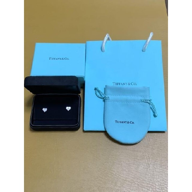 Tiffany & Co. - ティファニー センチメンタル ピアス プラチナ ダイヤ ハート